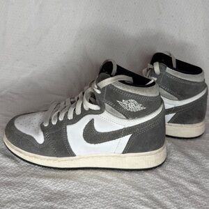 Nike Gray and White High-Tops